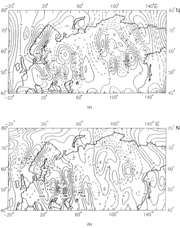 Fig. 7. The same as Fig. 5 for Y-component.