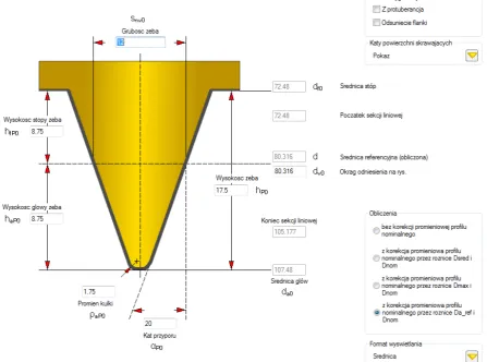 Fig. 6. The Zeiss GearPro HOB – the hob parameter input window. (Author’s elaboration)