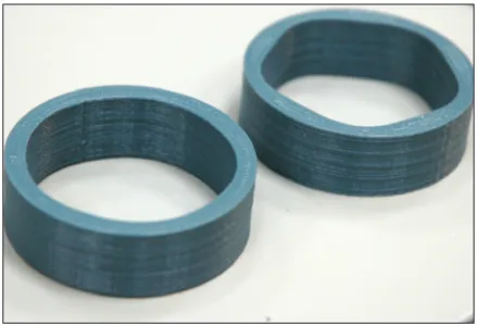 Fig. 3. Material standards prepared using 3d printer