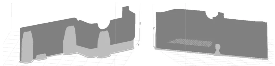 Fig. 6. Stages of the surface smoothing process of FDM products