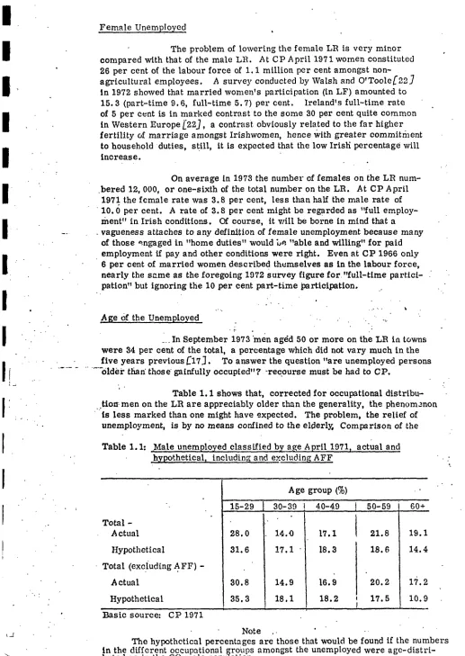 Table 1.1 shows that, corrected for occupational distribu-