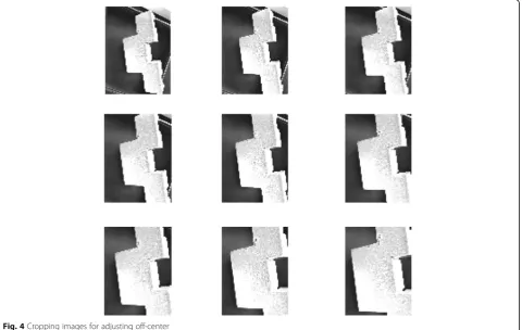 Fig. 4 Cropping images for adjusting off-center