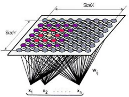 Fig. 1. Mapping of feature vector to the output