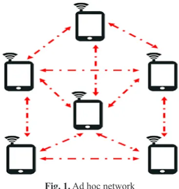 Fig. 1. Ad hoc network 