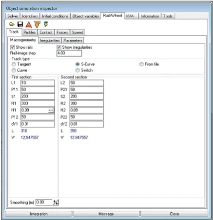 Fig 7. Profile line specified in UM program