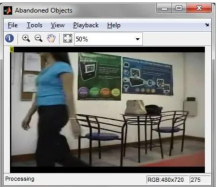 Figure 7:  Person lefts an object 