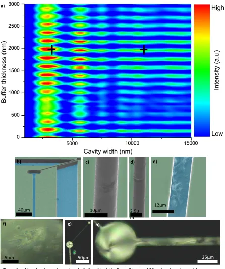 Figure   4:   a)   Map   showing   regions   where   both   the   of   both   the   D   and   G   bands   of   2D   carbon-­‐based   materials   are   predicted   to   be   mutually   enhanced   in   Raman   spectroscopy   meas