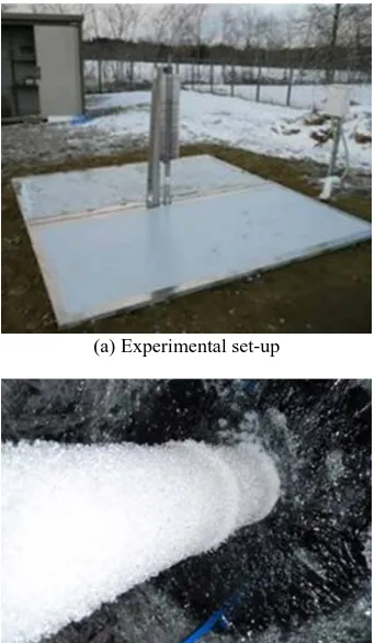 Fig. 8  Cold energy storage experiment using heat pipe heat exchanger 