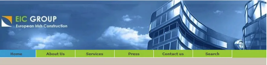 Fig. 1. M.Sc EIC Home Page 