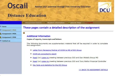 Fig. 2. Big Ben Home Page 