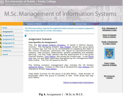 Fig 4. Assignment 1 - M.Sc in M.I.S. 