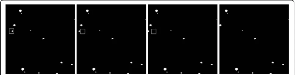 Fig. 12 The case of settlement particles free from the boundary