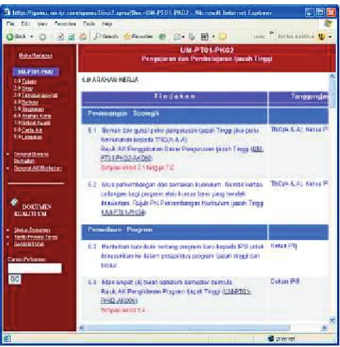 Figure 5: Accessing Section 6.0 of the E-document 