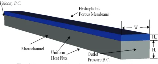 Fig. 2 Computational domain and boundary conditions 