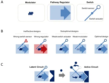 Figure 1.2. Components for interfacing with the environment and native regulatory networks