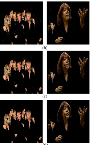 Figure 4: (a) raw image. (b – d) segmentation  process.
