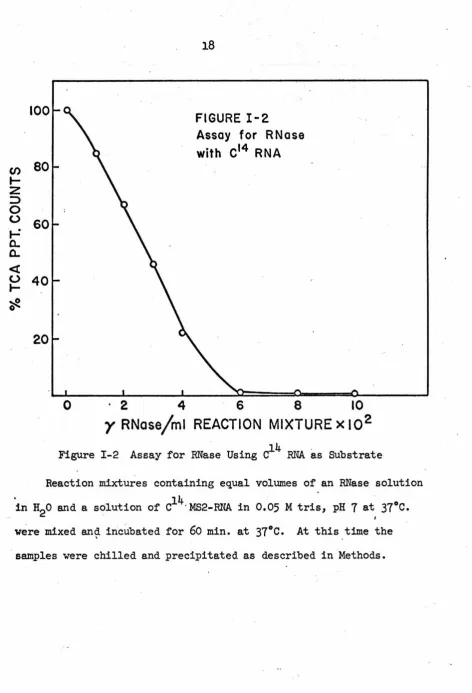 FIGURE I-2 Assay for RNase c14 