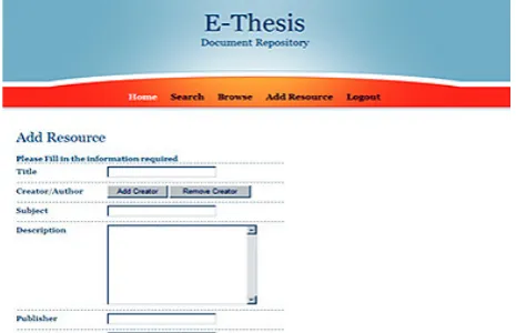 Figure 5. Enhanced presentation tier web application prototype of 