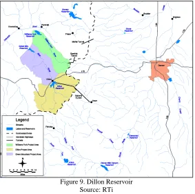 Figure 9. Dillon Reservoir Source: RTi 
