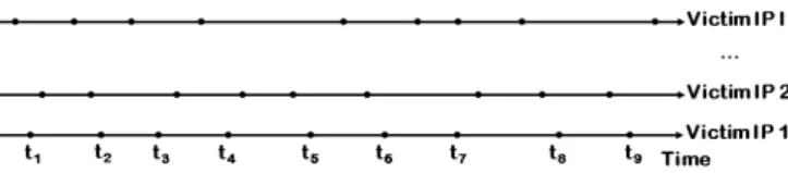 Fig. 1. Illustration of victim-level stochastic cyber attack processes