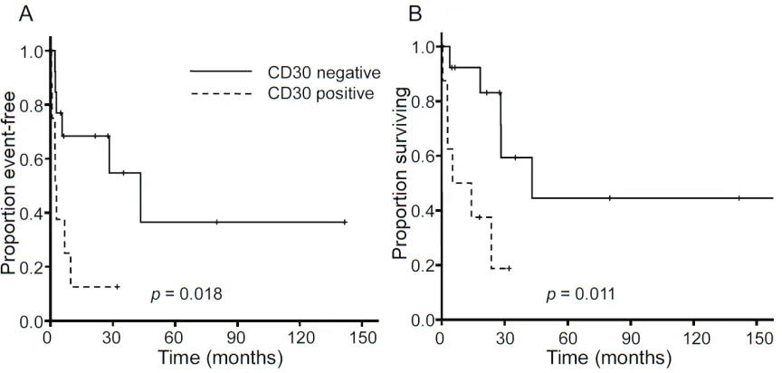 Table 3. Prognostic factors affecting event-free survival in univariate and multivariate analysis