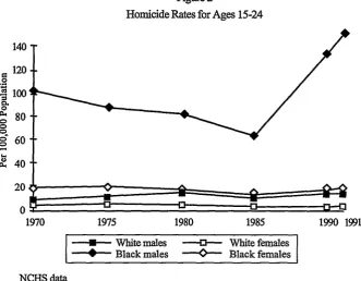 Figure 2Homicide Rates for Ages 15-24