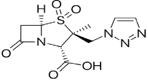 Figure 2: Structure of Tazobactum. 