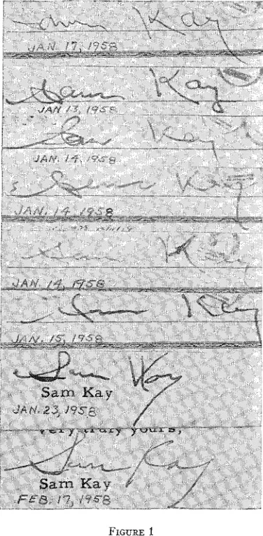 FIGURE 1signatures prepared within a 