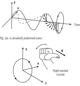 Fig. 2b: Using thumb and fingers to determine handedness.