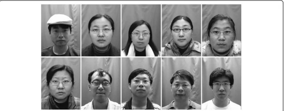 Fig. 1 Face recognition framework based on K-mean