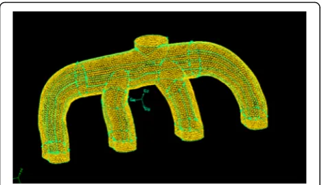 Fig. 3 Intake manifold GAMBIT grid