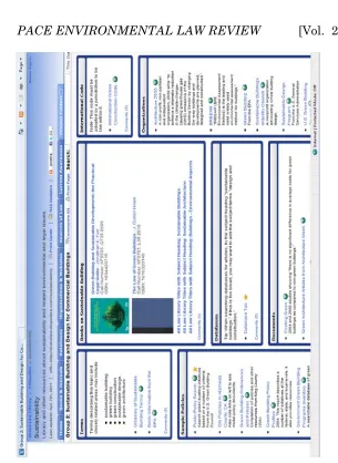 Figure 3. A screenshot of one of the four student group library web sites. 