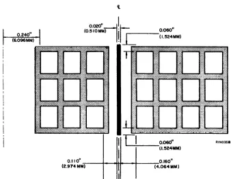 Figure I 3-9. Multiple Line Handprint and Spacing Requirements {for Data Line Densities Greater Than Two Lines per Inch} 