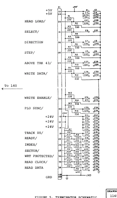 FIGURE 5, TERMINATOR SCHEMATIC 