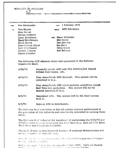 Figure 6 Memo 2/1/72 