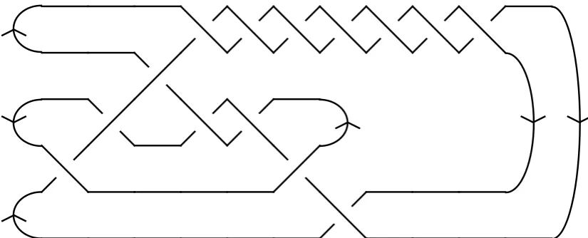 Figure 7.2: Pretzel knot P(−2, 3, 9)