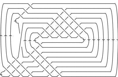 Figure 7.5: Berge knot K(39, 16; 16)