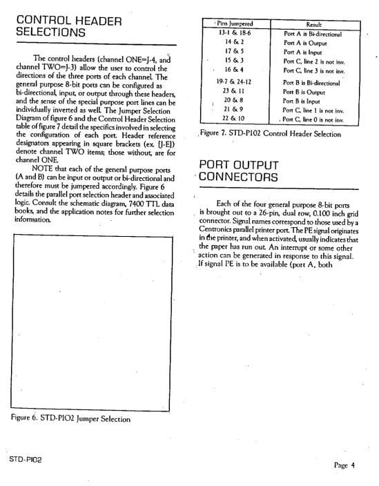 table of designators appearing in square brackets (ex. the configuration figure 7 detail the specifics involved in selecting of each port Header reference U-ED 
