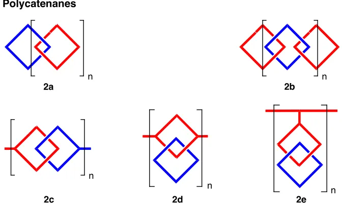 Figure 2:  Graphical representation of polycatenanes.