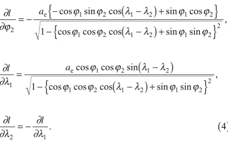 Table 5.  Arc length rates between Simosato and other stations from Ajisai eight-year analysis (unit: mm/year).