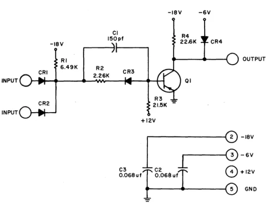 Figure  10.  Transfer  Gate  PAC,  Model S-33 0,  Schematic  Diagram 