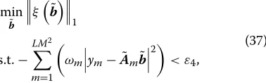 Fig. 2a, b, it is clear that the CMT-BCS algorithm [17]achieves an outstanding performance compared with theMT-BCS algorithm [11]