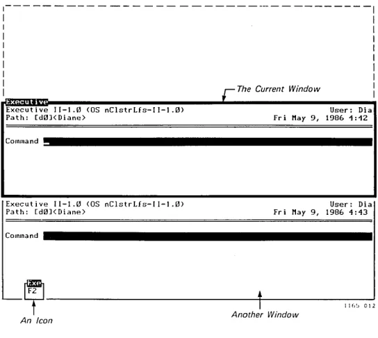 Figure 4-7. A Current Window and an Icon 