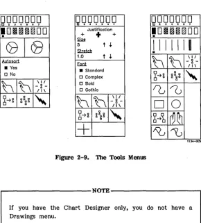 Figure 2-9. The Tools Menm 