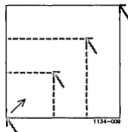 Figure 3-2. Moving the Cursor Diagonally 