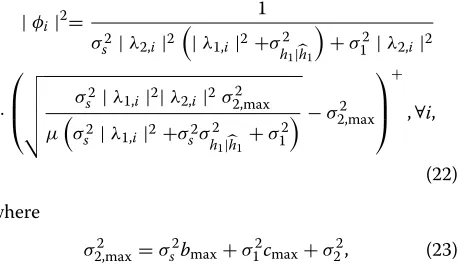 Figure 2 plots the BER versus SNR1SNR with L=4,2 = 10 dB, and ρ = 0.90. Because CSI estima-tion error exists, it is observed that the proposed methods