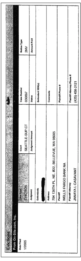 Figure 1: “Eviction” report from On-Site Manager, Inc. 