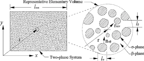 Fig. 7 Nanoﬂuids and representative elementary volume (REV)
