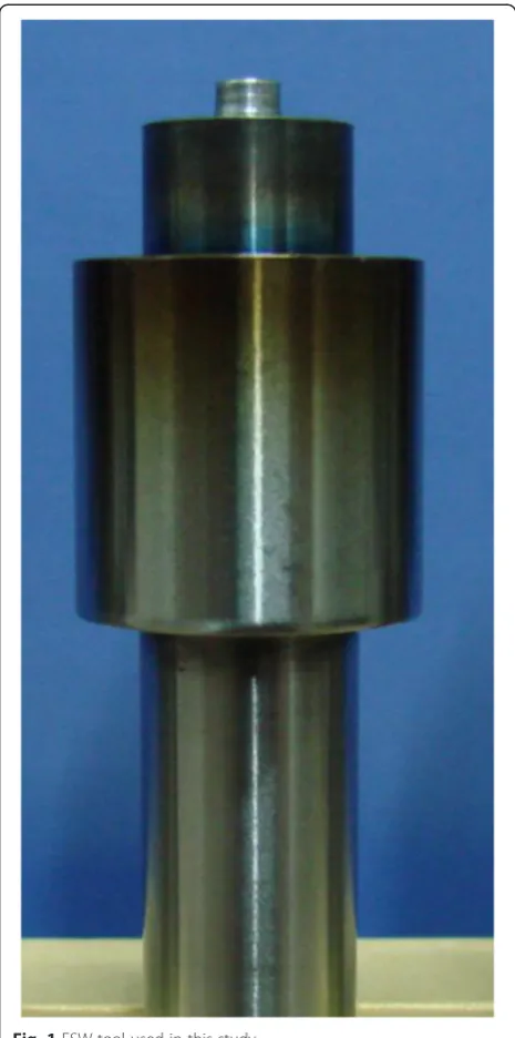Fig. 1 FSW tool used in this study