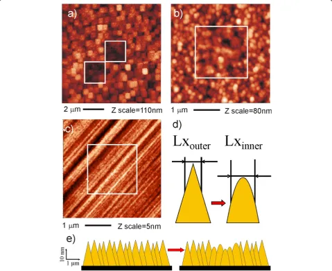 Figure 3 shows the effect of AFM scanning on the dia-